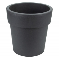 Кашпо Тубус 250мм 5л Графитовый 250х250х250мм ("М-пластика") (М 3166)