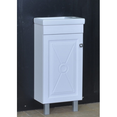 Подстолье "Клео-40" Белый софт1дверь под умыв "Como-40" 400*780*215мм