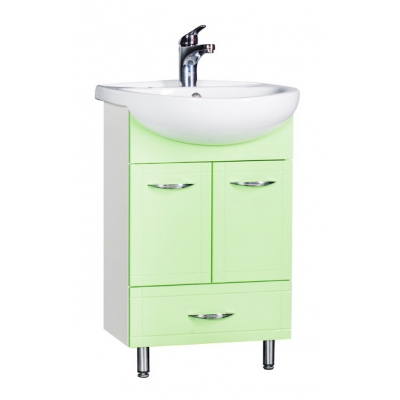 Подстолье "Мальта-60" 2 двери, 1 нижний ящик (салатовый) под ум."Эллада-60" ТМ60С1Я 550х800х265