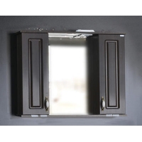 Зеркало "Лаура 100 "С с подсветкой (венге) 1000х750х165