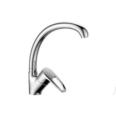 DR70021 Смеситель одноручный для кухни с высоким поворотным изливом, хром