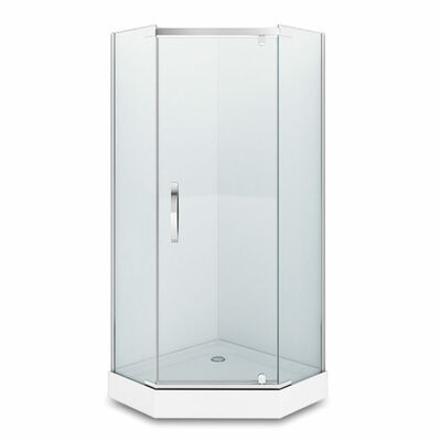 Душевое ограждение ALEX BAITLER AB215-90 (90*90*200) стекло прозрачное 8мм