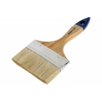 Кисть плоская ТУНДРА, натуральная щетина, деревянная рукоятка, 5", 125 мм 1818241