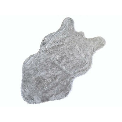 Коврик меховой шкура SHAHINTEX 50х88 голубая норка 06