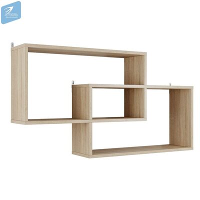 ЛАЙТ Полка навесная ПН-001 Корпус - Дуб Сонома светлый (1 место) ОД-201