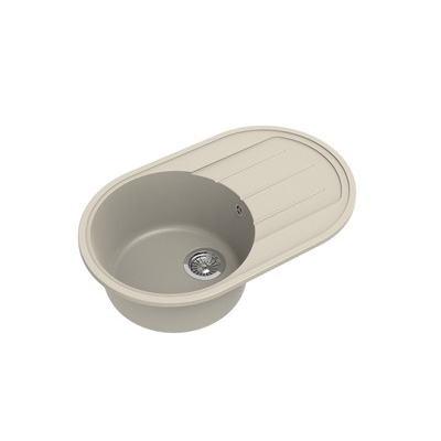 Мойка EWIGSTEIN Elegant R50F 762*480 чаша +крыло (бежевый)