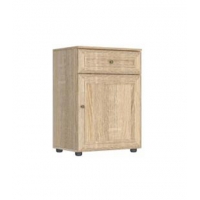 Прихожая Оскар 7А Тумба с ящиком Дуб Сонома светлый 0,55х0,772х0,386м (3 места) АВ53