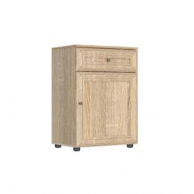 Прихожая Оскар 7А Тумба с ящиком Дуб Сонома светлый 0,55х0,772х0,386м (3 места) АВ53