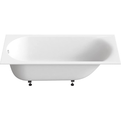 Ванна из литьевого мрамора "АФИНА" 170х75 Белый (БЕЗ АВТОСЛИВА) ВА00020