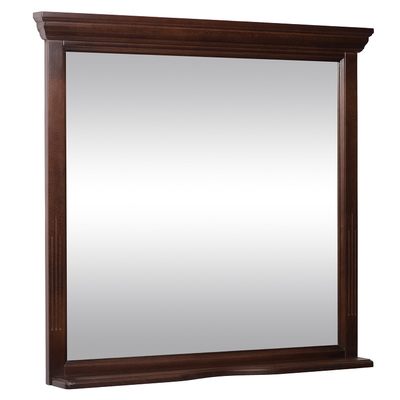 Зеркало ПРАГА 105 (в рамке с полочкой) Орех (BAS) МБ00206 Зеркало ПРАГА 105 (в рамке с полочкой) Орех (BAS) МБ00206