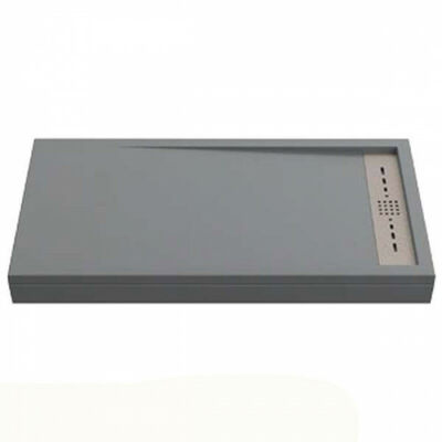 Поддон STELLA мрамор 100х70 ГРАФИТ (без автослива) ЛП00133