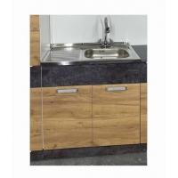 Стол под мойку МУВИ/ЦЕМЕНТ, М600 (810х600х450)(1 место)