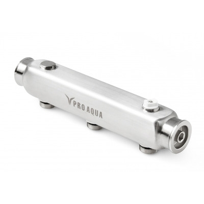 Коллектор PRO AQUA с межосев, расст, 100мм 3 выхода, 290мм, 1 1/4 х 3/4 с воздухоотводч S 530 MB.03