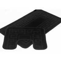 Коврик д/ванны 2 предм. ZALEL 55х85 черный Турция