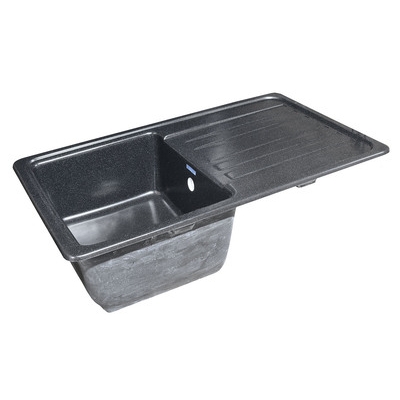 Мойка GRANICOM G-010 (755*455мм), 1 чаша+крыло (антрацит)