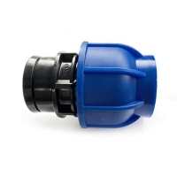 Заглушка ПЭ универсальная двухсторонняя зажимная 25х3/4" гайка