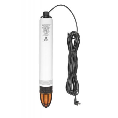 Насос скважинный «ВОДОМЕТ» 4" 40/50 ОК (520 Вт, 40 л/мин, выс.подъема 50м, кабель 20м)