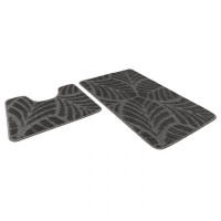 Коврик д/ванны 2 предм. SHAHINTEX АКТИВ icarpet 50х80 + 50х40 001 серый 50