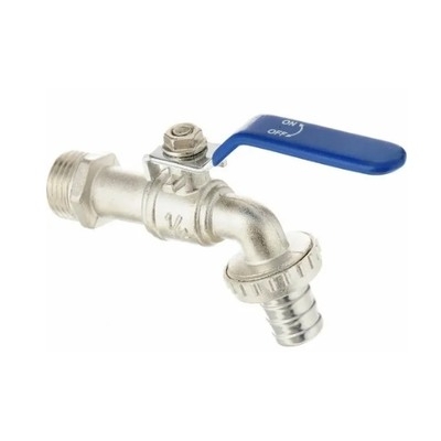 Кран с носиком 3/4 лат. ник. Кран с носиком 3/4 лат. ник.