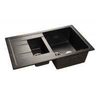 Мойка GRANFEST GF-Q775KL 1,5 чаши 770*500 мм (черный - 308)