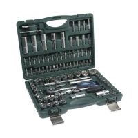 Набор инструментов в кейсе ТУНДРА, автомобильный, CrV, 1/2" и 1/4", 108 предметов 1720451