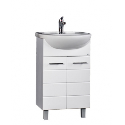 Подстолье "Корро 55" (белый) 2 двери под умыв. "Эрика 55" 487х800х303 Подстолье "Корро 55" (белый) 2 двери под умыв. "Эрика 55" 487х800х303