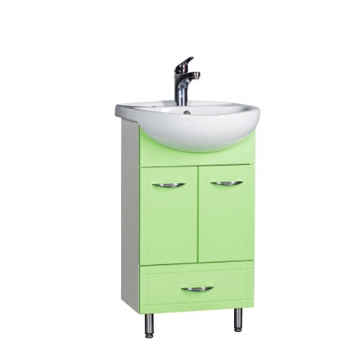 Подстолье "Мальта-50" 2 двери 1 ниж.ящик (салатовый) под ум."Канны- 50" ТМ50С1Ян 436х800х277 Подстолье "Мальта-50" 2 двери 1 ниж.ящик (салатовый) под ум."Канны- 50" ТМ50С1Ян 436х800х277