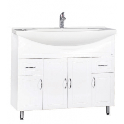 Подстолье "Стиль105" (белый) 2 ящика 4 двери под умыв. "Элеганс-105" 1024х800х341 Подстолье "Стиль105" (белый) 2 ящика 4 двери под умыв. "Элеганс-105" 1024х800х341