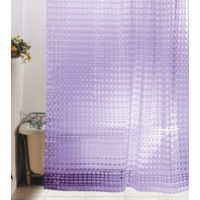 Штора д/ван "ZALEL 3D (152) PURPLE180х180 (П11 ) состав 100% PVA