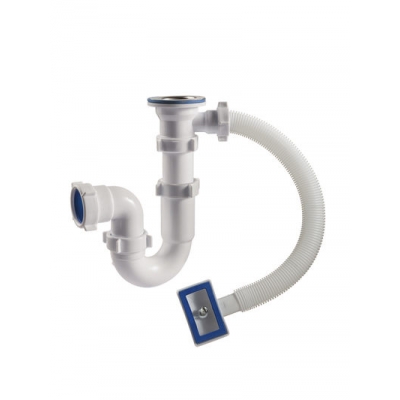 S-4104 Сифон прямоточный ОРИО 1 1/2" х 40 с переливом