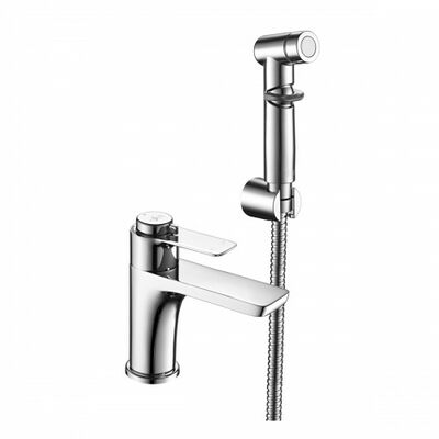 Смеситель для умывальника и биде шар d35 термостатический, хром ROSSINKA RS50-15