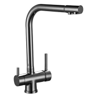 Смеситель Кухня шар d40 Г-образ излив под фильтр к питьевой воде, хром ROSSINKA Z40-25 Смеситель Кухня шар d40 Г-образ излив под фильтр к питьевой воде, хром ROSSINKA Z40-25