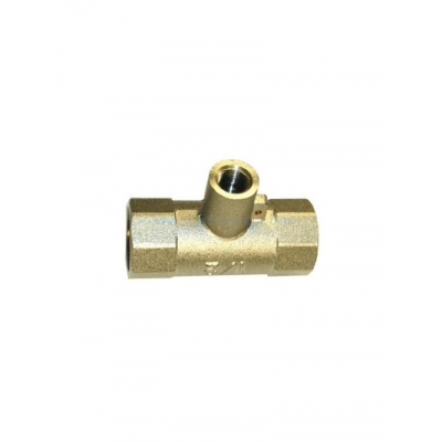 Тройник 1/2" - М10" - 1/2" г/г/г VALTEC под датчик теплосчётчика (VTr.250.N.0004)