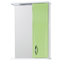 Зеркало-шкаф "Мальта-50" салатовое правое ЗМ50СП 500х722х190
