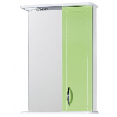 Зеркало-шкаф "Мальта-50" салатовое правое ЗМ50СП 500х722х190