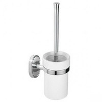 1910-2/L Ерш хром настенный керамический