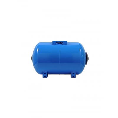 Гидроаккумулятор СТК/SANTREK AQUA 100л горизонтальный с площадкой, G1", синий