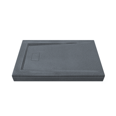 Поддон АТРИУМ мрамор 120х80 ГРЕЙ серый (без автослива) ЛП00032 Поддон АТРИУМ мрамор 120х80 ГРЕЙ серый (без автослива) ЛП00032