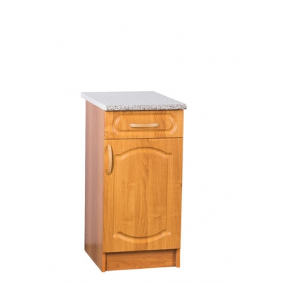 Рабочий стол 40 ольха (1ящик) фасад МДФ столешница цвет (ГРАНИТ)