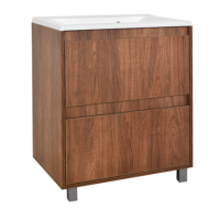 Тумба "Верона 65" 2 ящика на ножках (дуб светлый) под ум. Paola Elegante 650 (650*800*450)