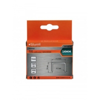 1071-02-14 Скобы для степлера 14мм (тип 53) 1000ШТ. В УПАК.,ОЦИНКОВАННЫЕ, ЗАКАЛЕННЫЕ Sturm!