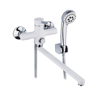 2244-8 Смеситель Ванна Frap шар d-35 дл излив (белый/хром)