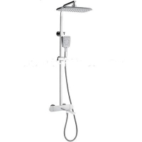 G2483-50 Душевая система GAPPO с верхним душем, смесителем (с термостатом) G2483-50 Душевая система GAPPO с верхним душем, смесителем (с термостатом)