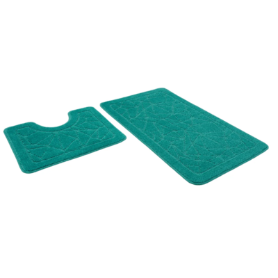 Коврик д/ванны 2 предм. SHAHINTEX РР 60*100+60*50 001 мятный 72