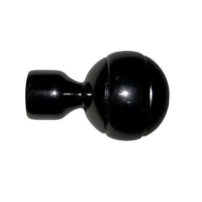 Наконечник Шар Рифленый (набор 2 штуки) D16 графит (А159-16)