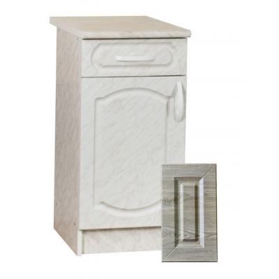 Рабочий стол 40 Турин (1 дверь) фасад МДФ ,столешница цвет (САХАРА)