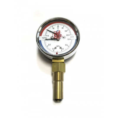 Термоманометр ТМТБ-31Р Dy80 с нижним подключением 1/2", 10 бар (0-1,0 МPа) 0-120 (ТМТБ-31Р) Термоманометр ТМТБ-31Р Dy80 с нижним подключением 1/2", 10 бар (0-1,0 МPа) 0-120 (ТМТБ-31Р)
