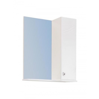 Зеркало-шкаф "Элегия" правый (белый) 570*717*230