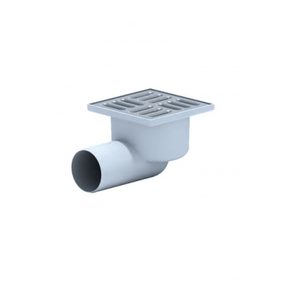 TA5102 Трап 50 горизонт с решеткой из нерж стали 10*10 TA5102 Трап 50 горизонт с решеткой из нерж стали 10*10