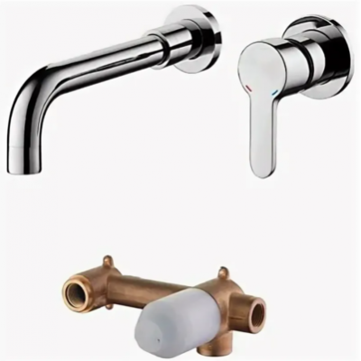 1003-1 Смеситель Тюльпан ВСТРАИВАЕМЫЙ LEDEME шар. d-35 *